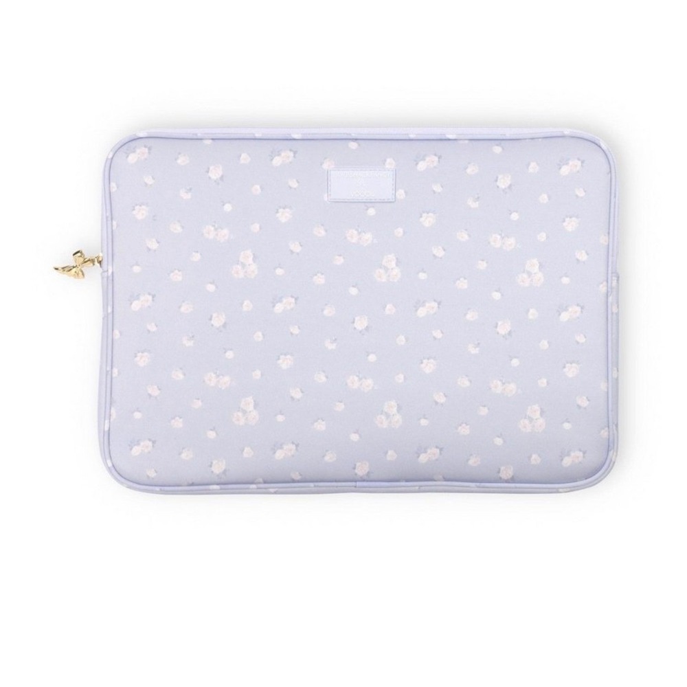 LoveShackFancy x Voocii Laptop Sleeve Floral Lavender Blue/Lavender Zipper Case